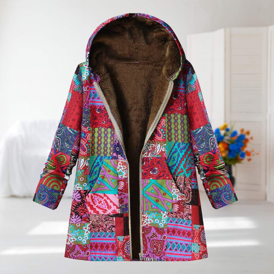 Rose | Rosa Boho-Patchwork-Frakke