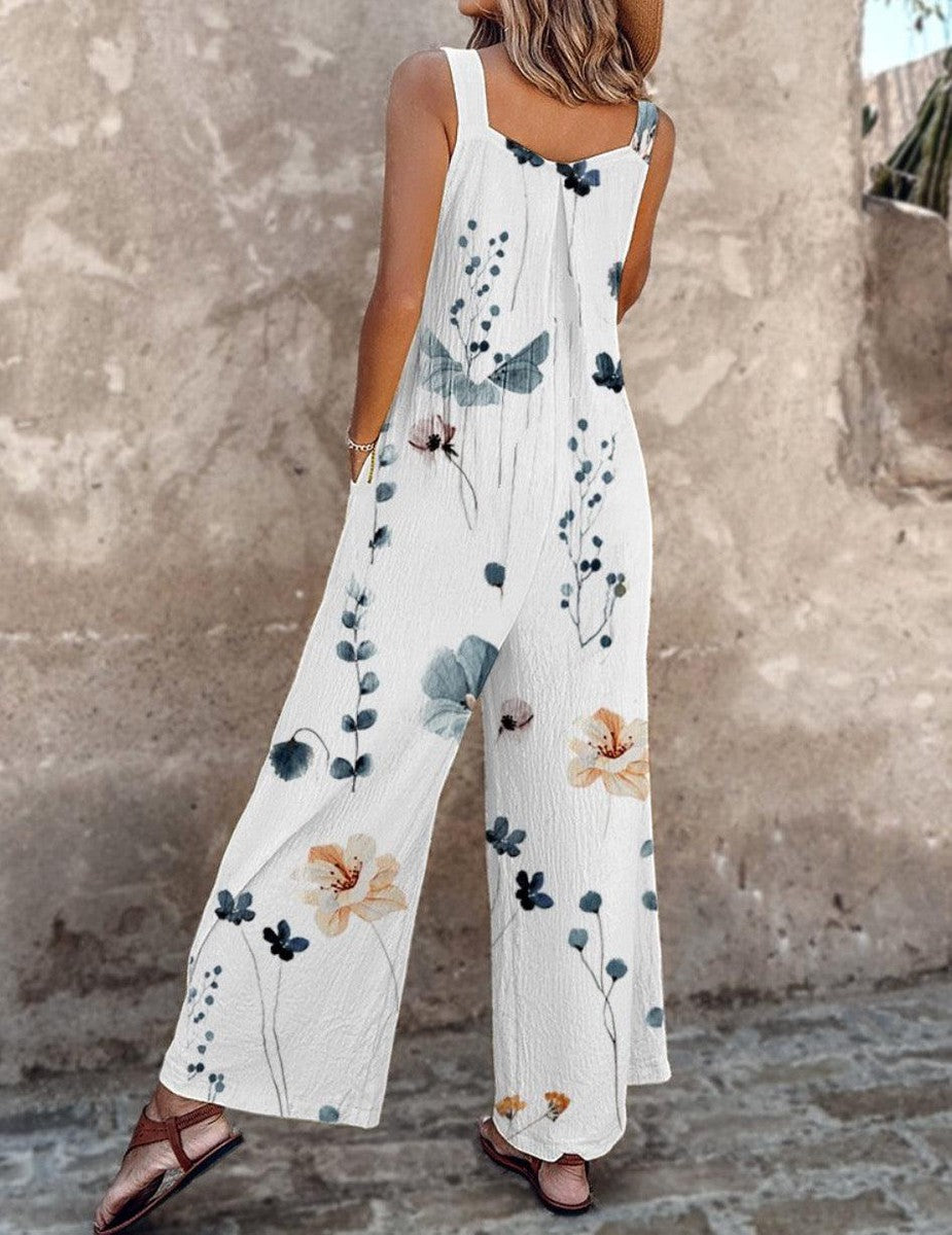 Behagelig Trykt Jumpsuit