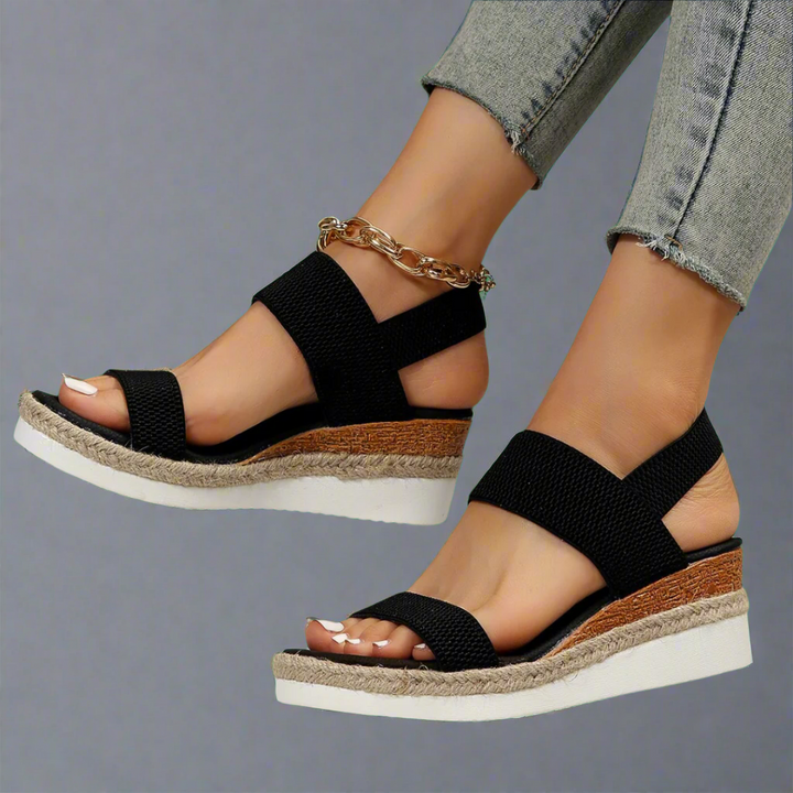 Eden - Polstrede Platform Sandaler