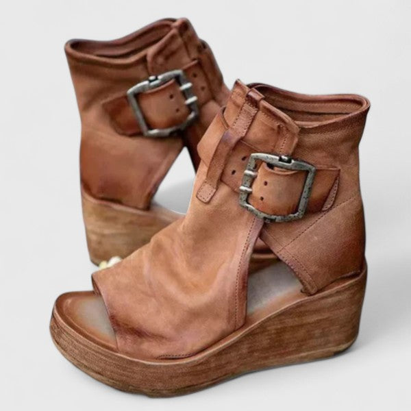 Karline - Klassiske Wedge Sandaler