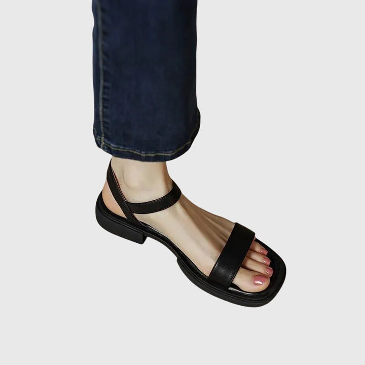 Kaia - Dæmpende Lædersandaler