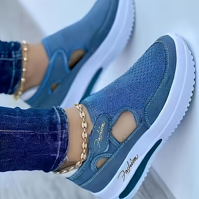 Åndbare Slip-On Sneakers med Stabil Komfort