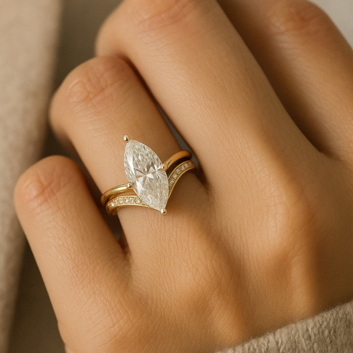 Drop Crown Guld Ring