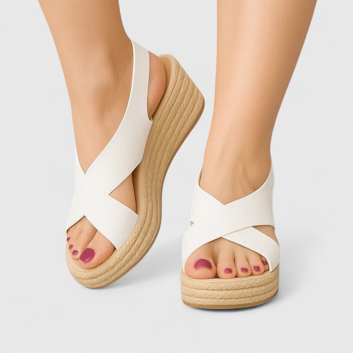 Bellany - Krydsede Vedge Sandaler