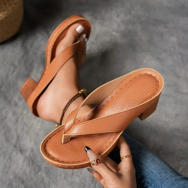Leona - Elegant Støttende Sandaler