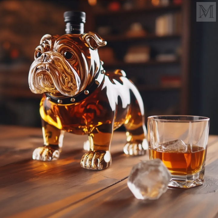 Karafka til whisky - Bulldog udgave