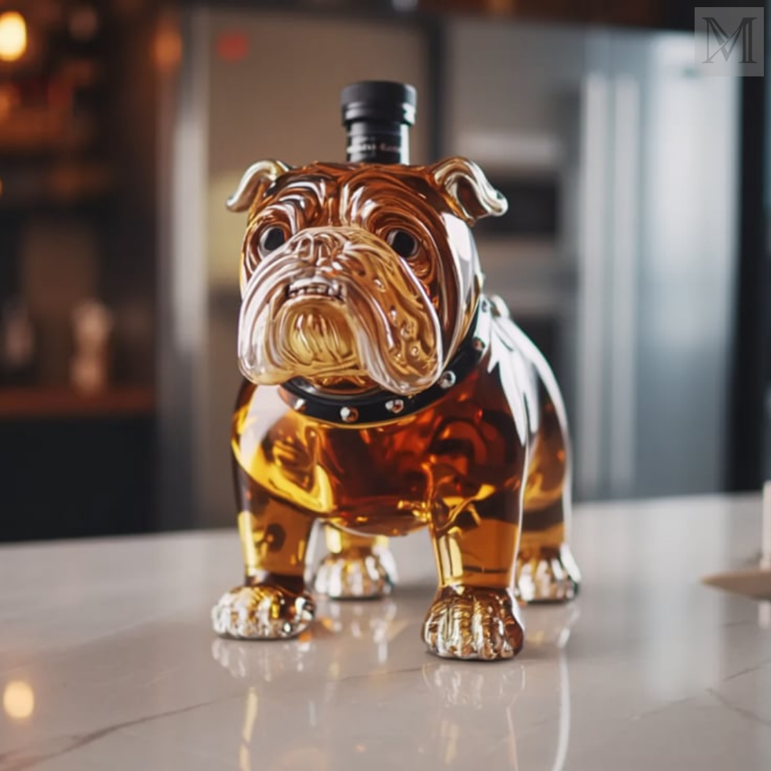 Karafka til whisky - Bulldog udgave