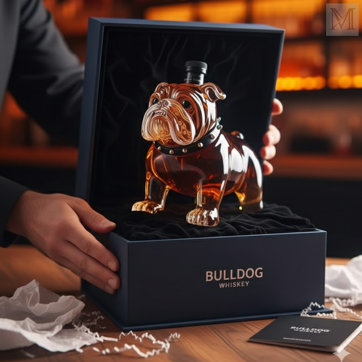 Karafka til whisky - Bulldog udgave