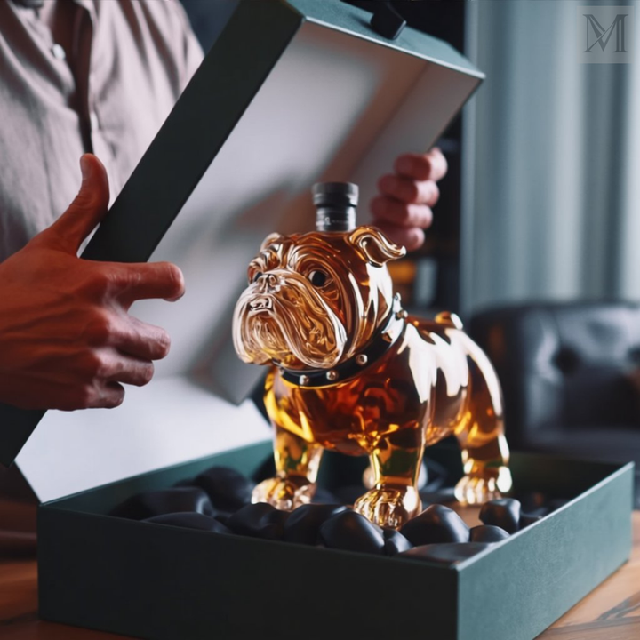Karafka til whisky - Bulldog udgave