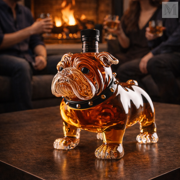 Karafka til whisky - Bulldog udgave
