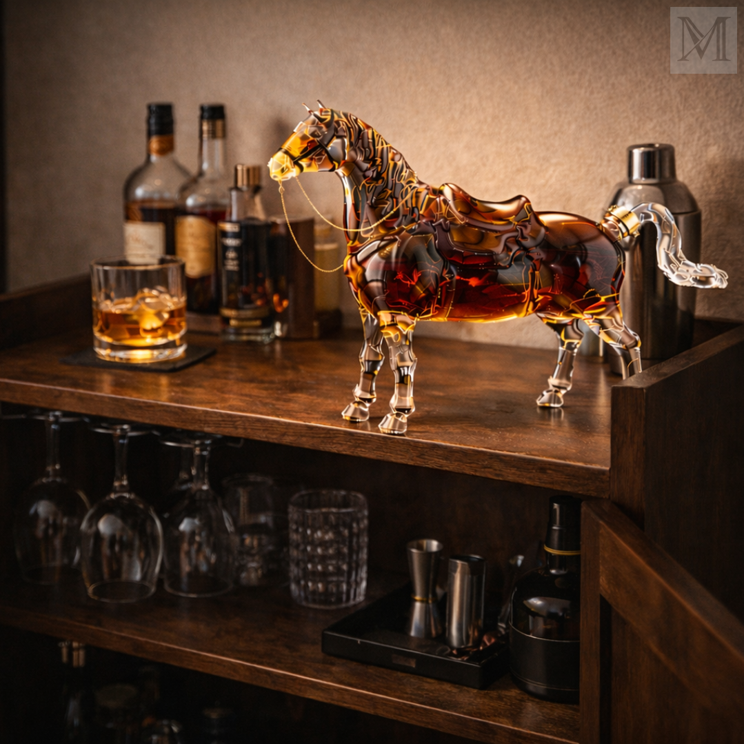 Karaflen til whisky - Hesteudgave