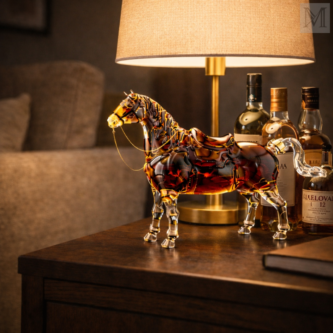 Karaflen til whisky - Hesteudgave