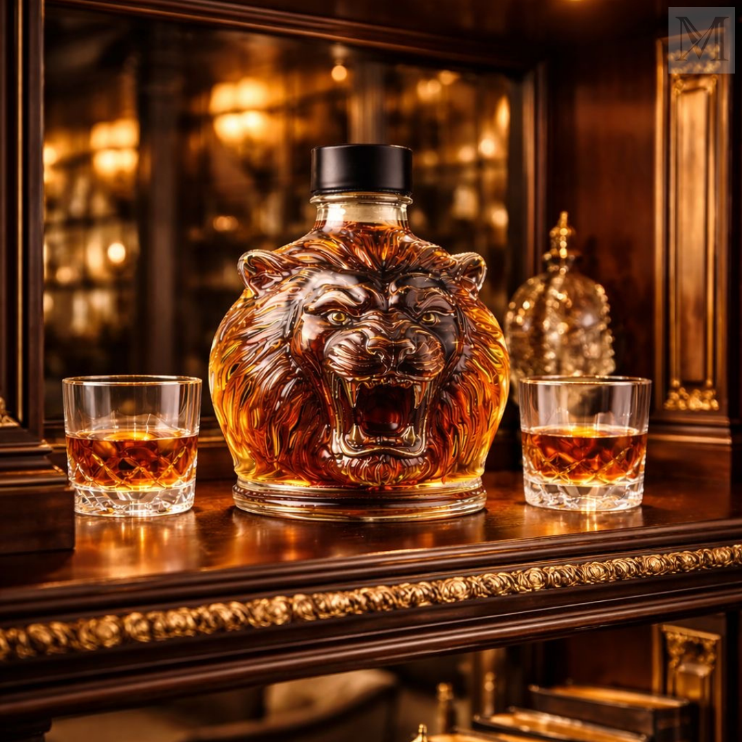 Karafka til whisky - Løveudgave