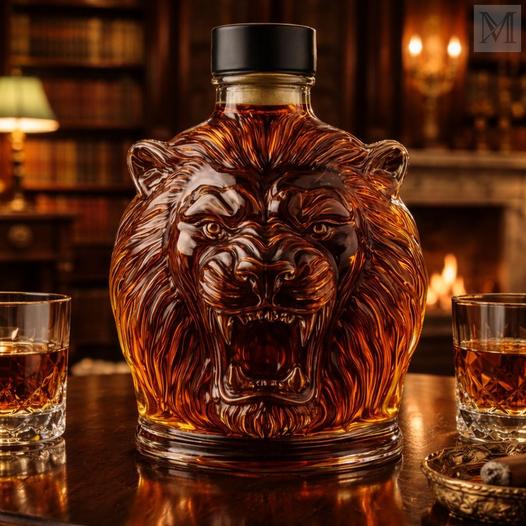 Karafka til whisky - Løveudgave