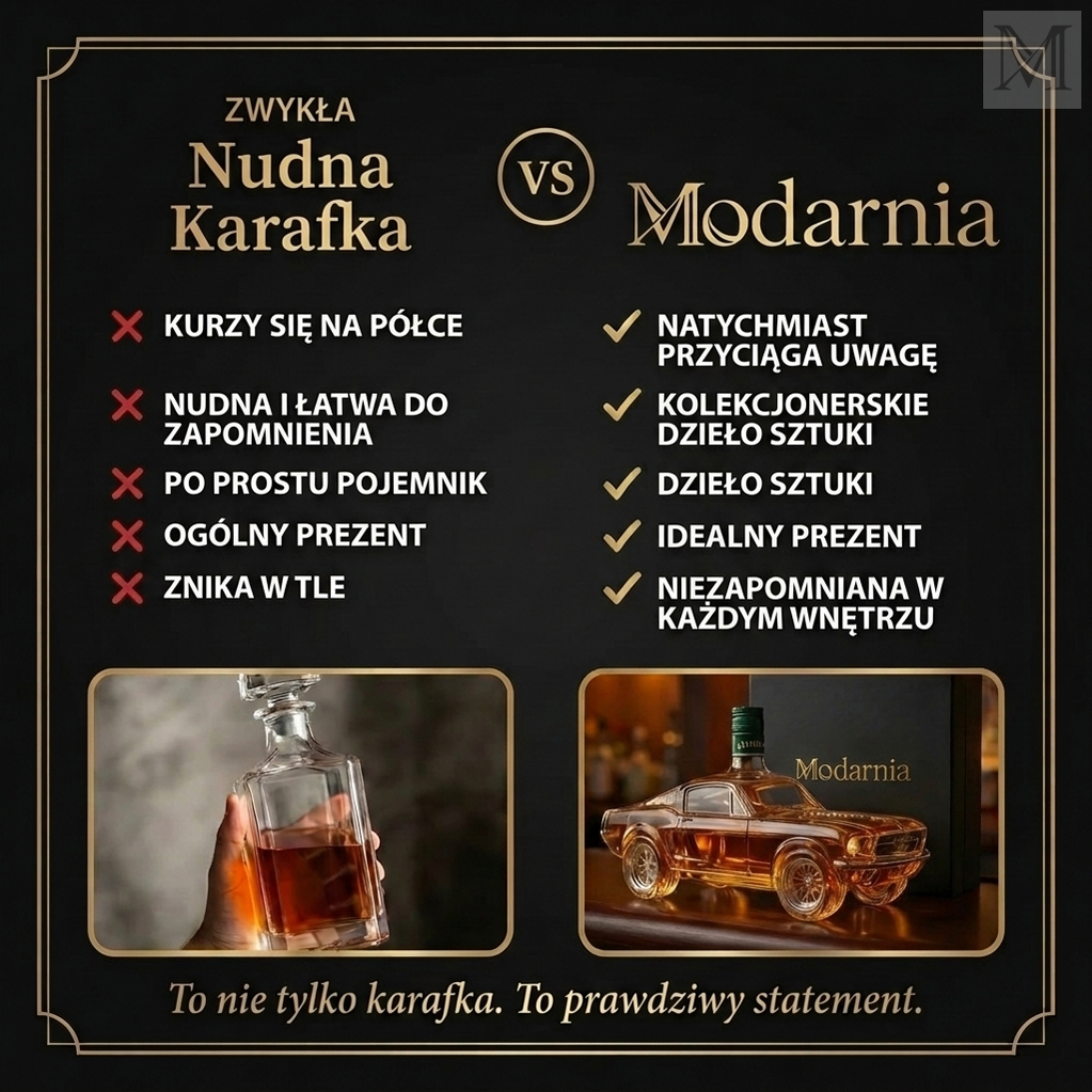 Karafka til whisky - Mustang Edition