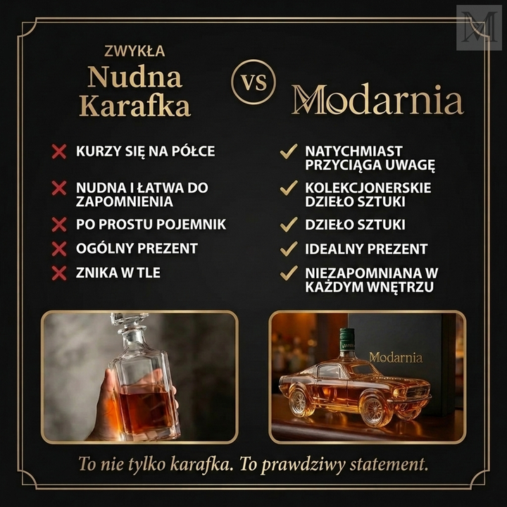 Karafka til whisky - Mustang Edition