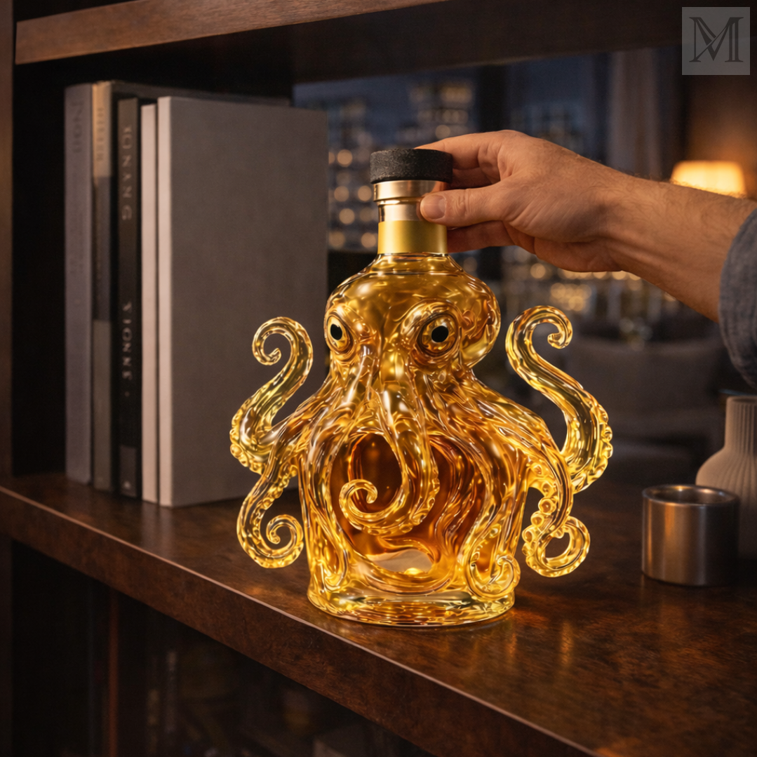Karafka til whisky - Octopus Edition