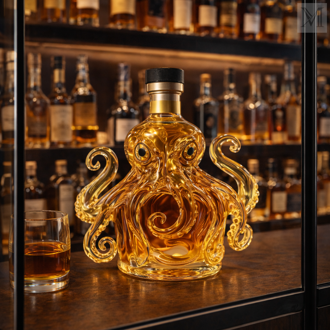 Karafka til whisky - Octopus Edition