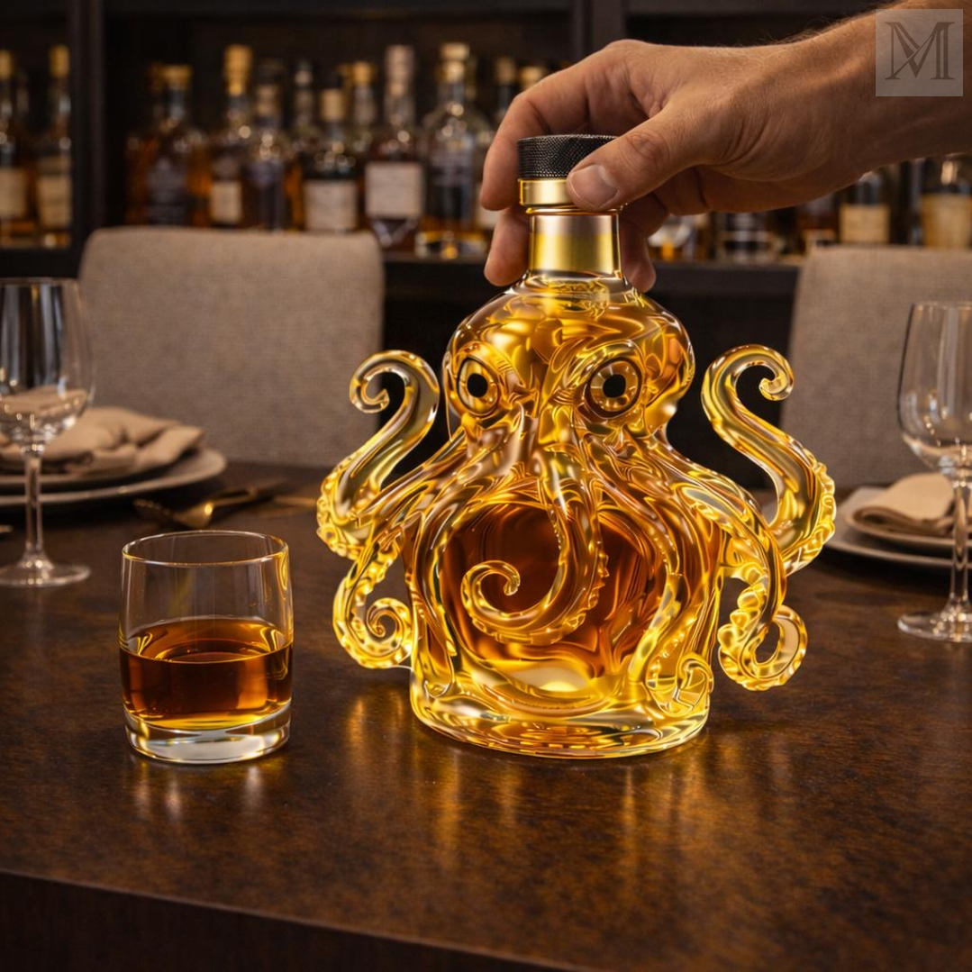 Karafka til whisky - Octopus Edition