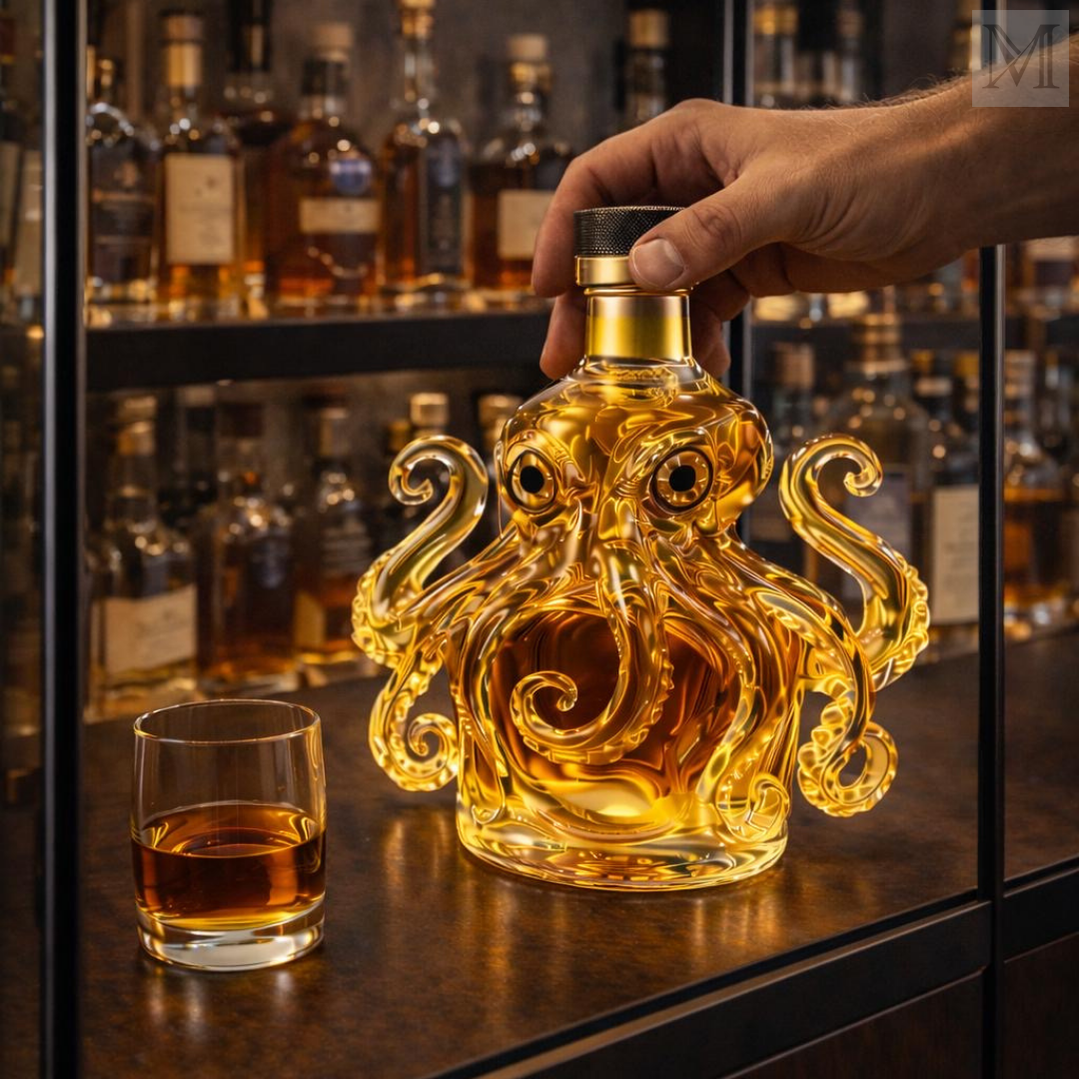 Karafka til whisky - Octopus Edition
