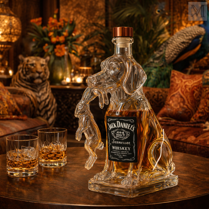 Karafka til whisky - Hundeudgave