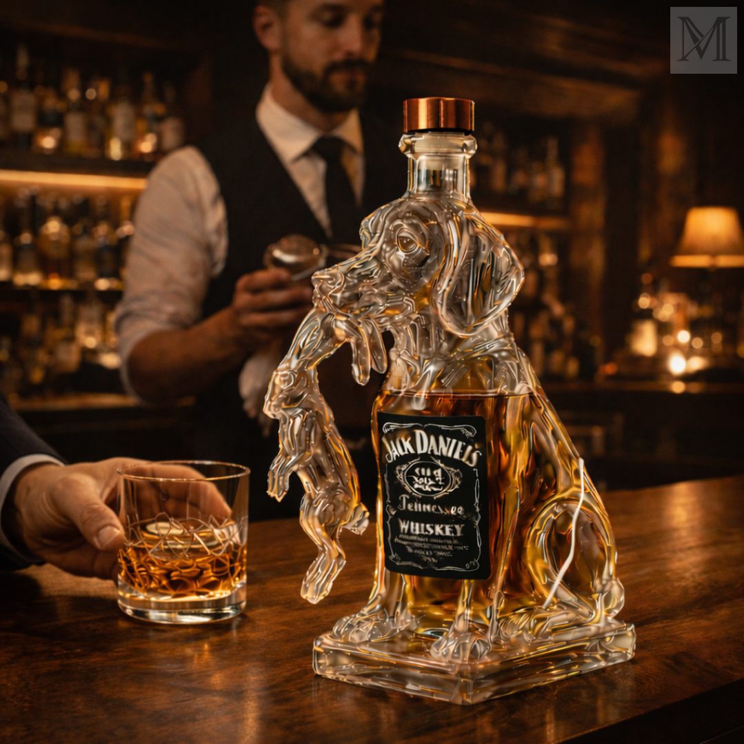 Karafka til whisky - Hundeudgave