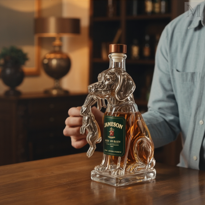 Karafka til whisky - Hundeudgave