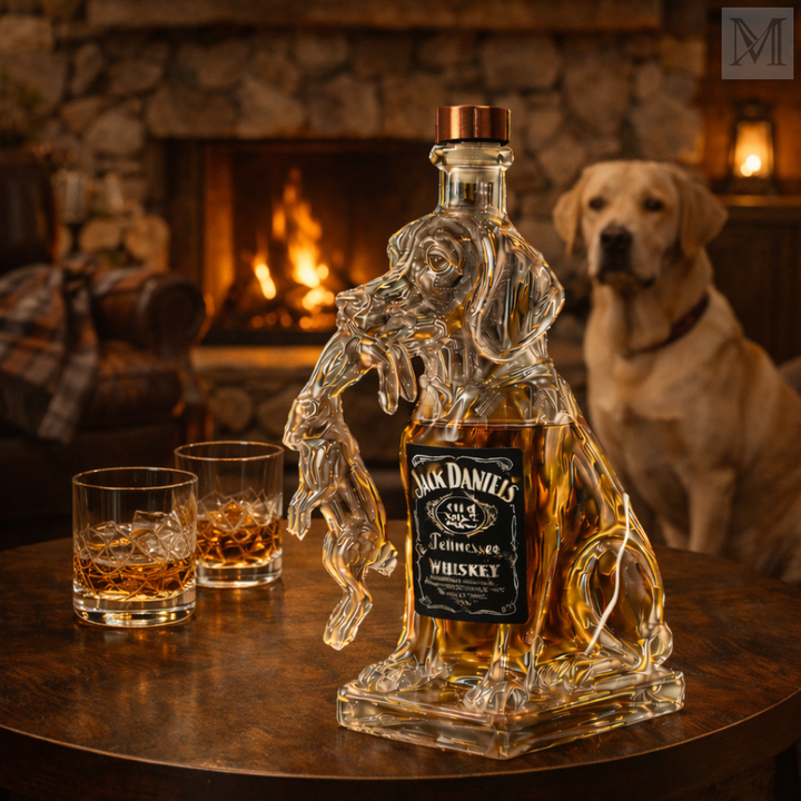 Karafka til whisky - Hundeudgave