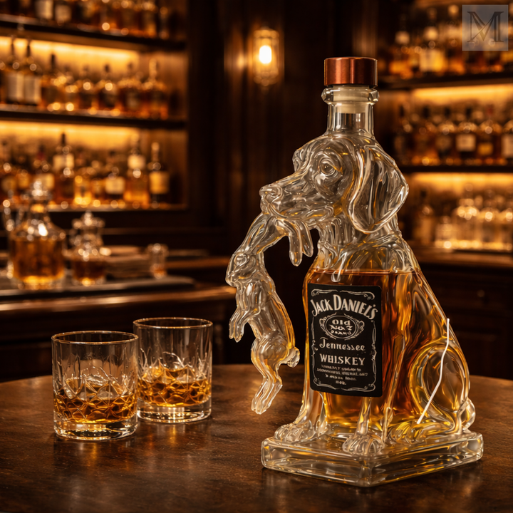 Karafka til whisky - Hundeudgave