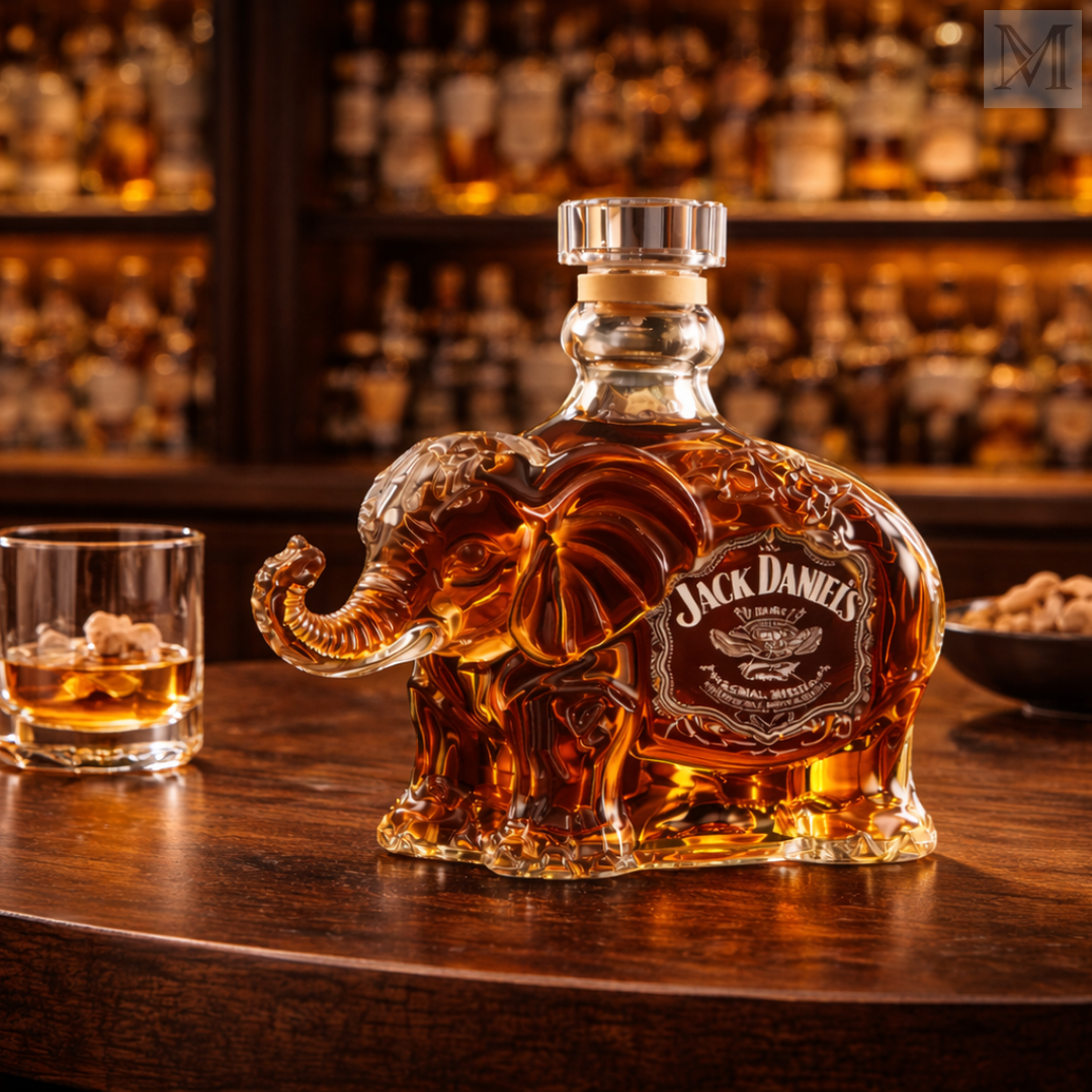 Karafka til whisky - Elefantudgave