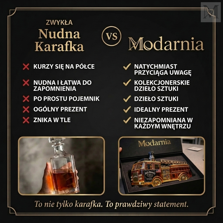 Karafka til whisky - Brandmænds Udgave