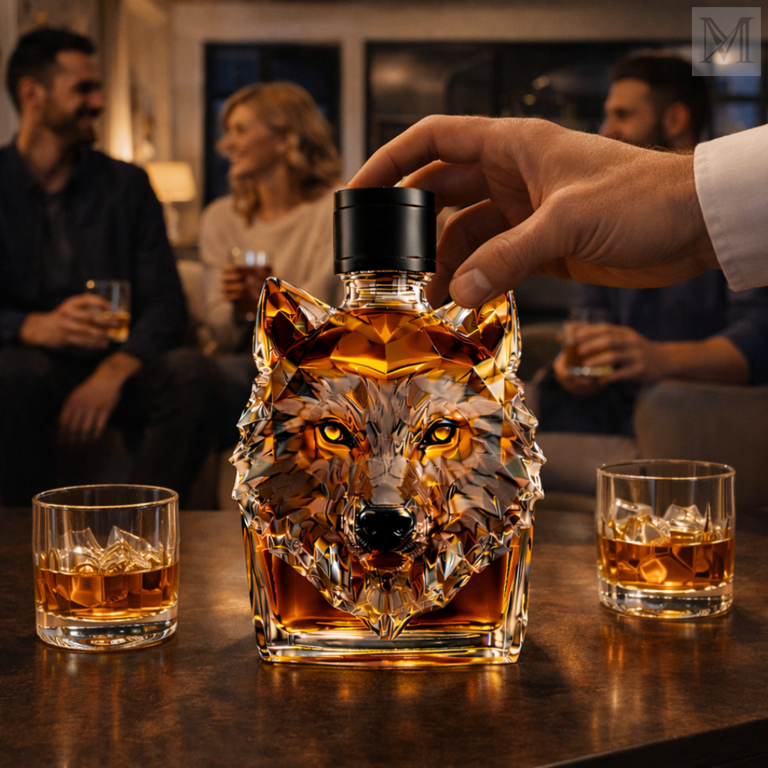 Karafka til whisky - Udgave Ulv