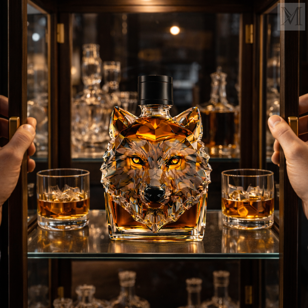 Karafka til whisky - Udgave Ulv