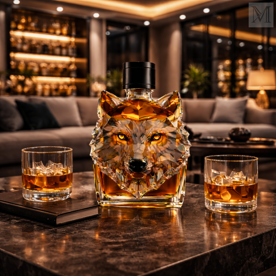 Karafka til whisky - Udgave Ulv