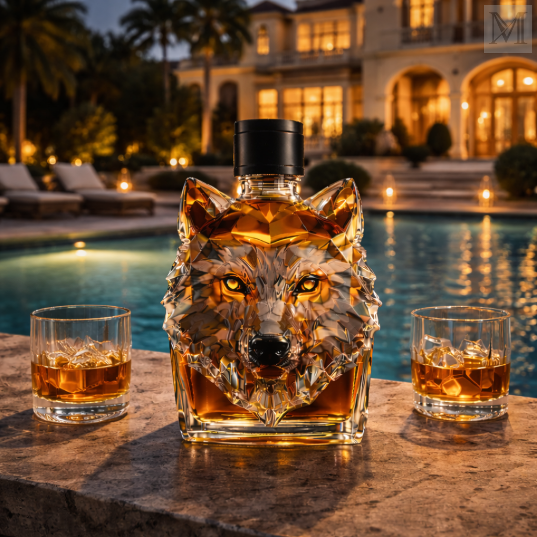 Karafka til whisky - Udgave Ulv