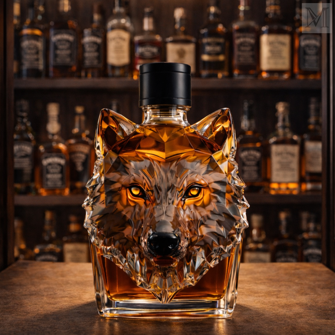 Karafka til whisky - Udgave Ulv