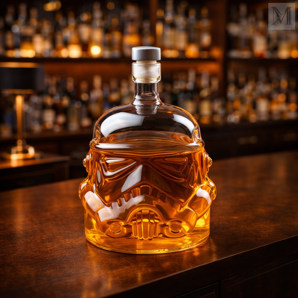 Karafka til whisky - Sæt med karaffel og glas