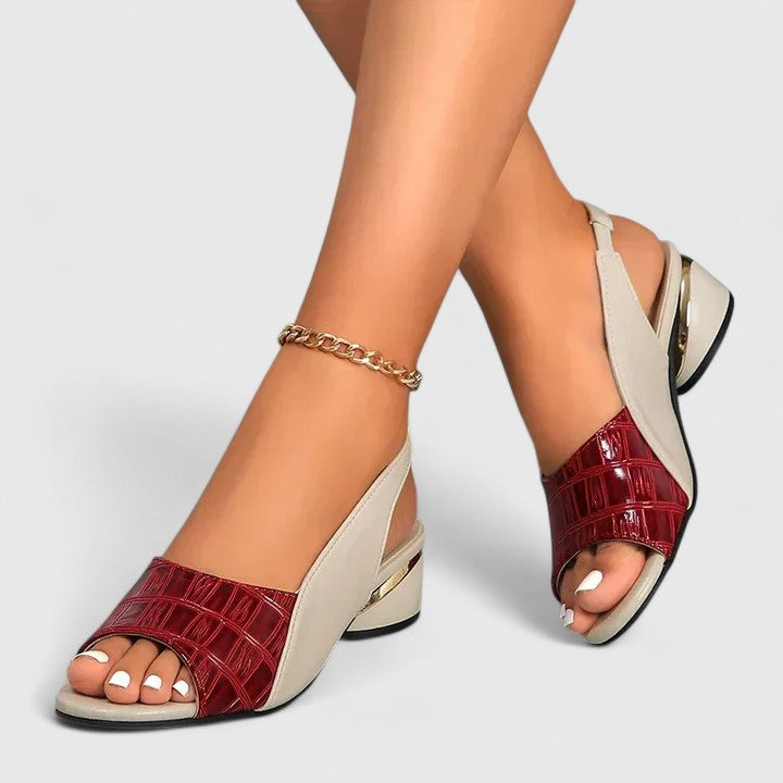 Penelope - Støttende Læder Sandaler