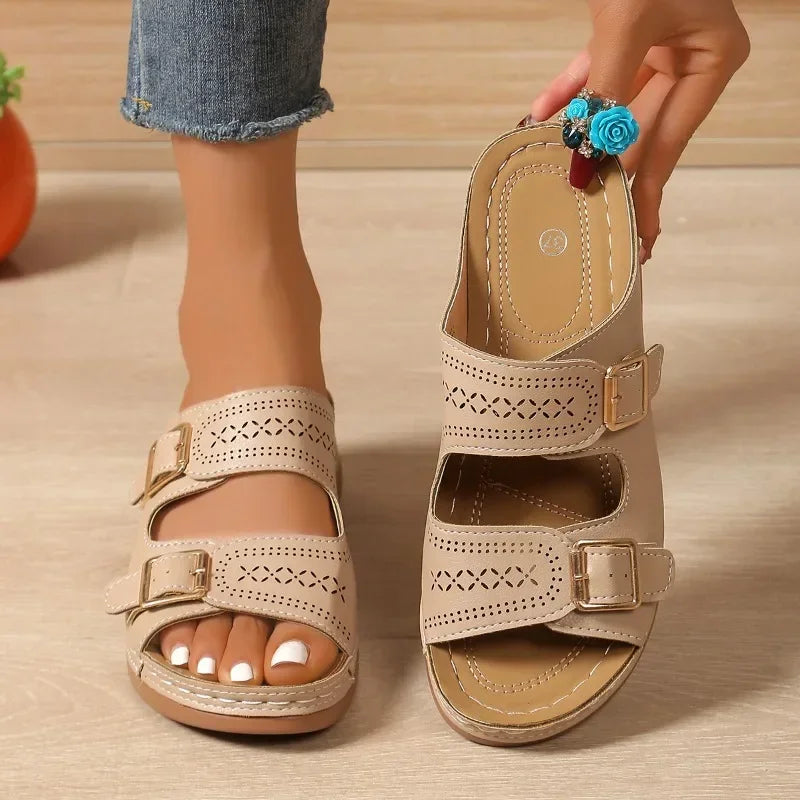 Jade - Justerbare Polstrede Sandaler