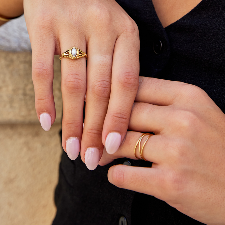 Royal - Vintage Perle Ring