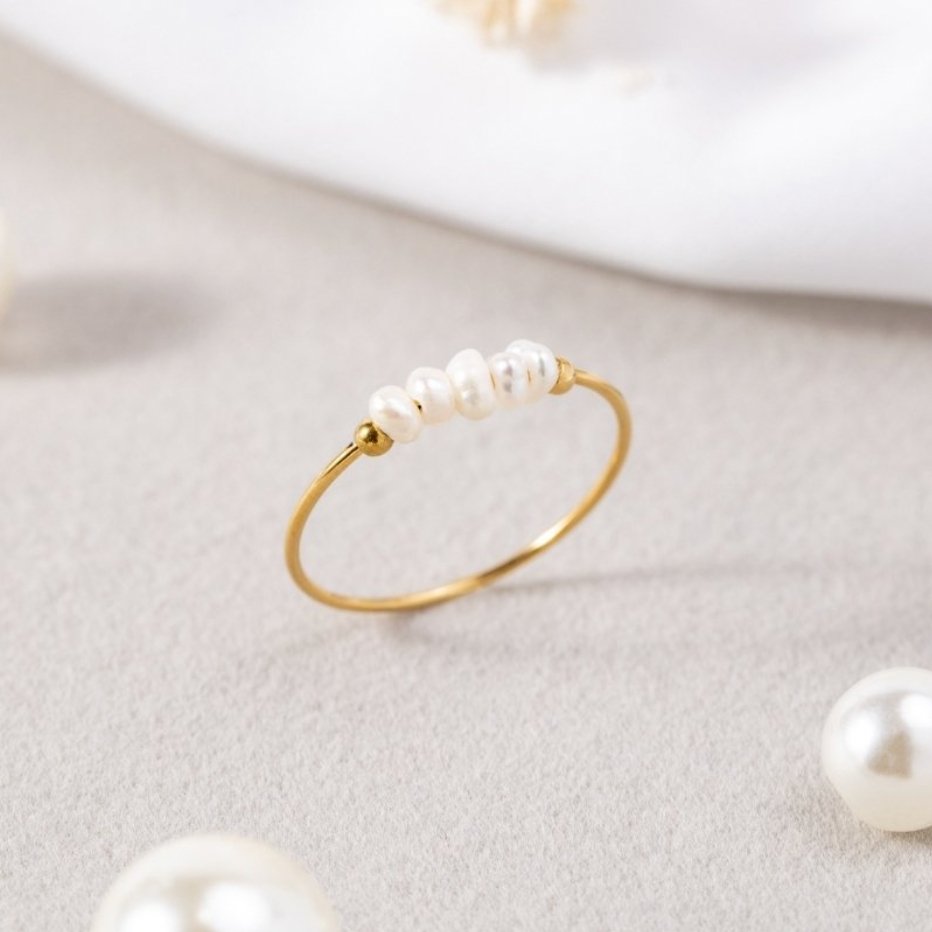 Grace - Ferskvandsperle Ring