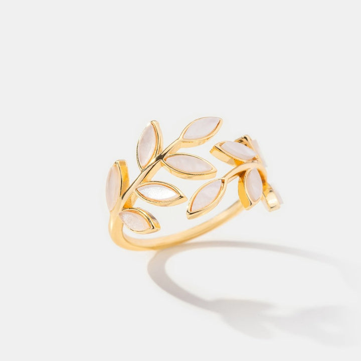 Serene - Guldblad Ring