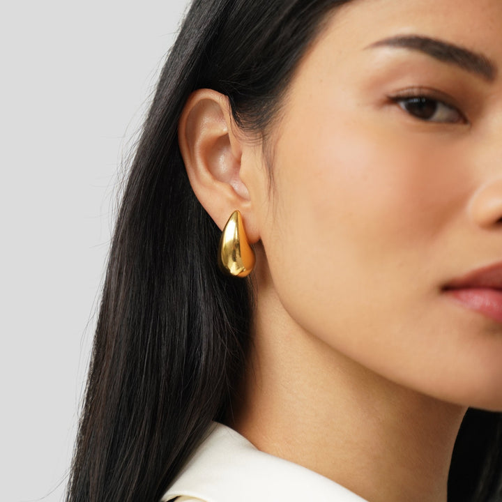 Ame Gold Dråbeøreringe