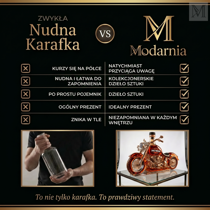 Karafka til whisky - Harley-Davidson Udgave