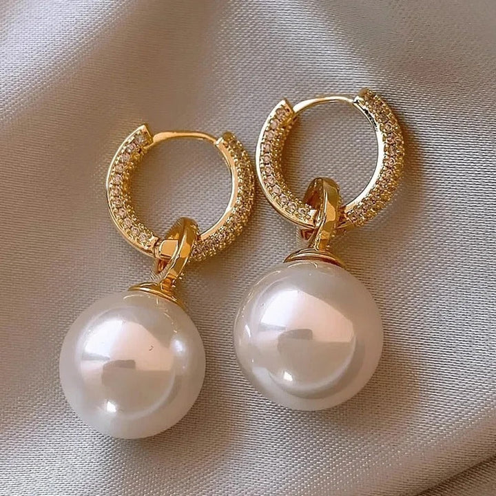 Elegant Perleøreringe