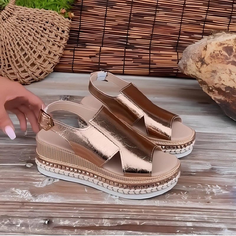 Baylie - Stilfulde Metal Sandaler