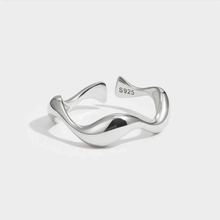 Bølger - Minimalistisk Ring