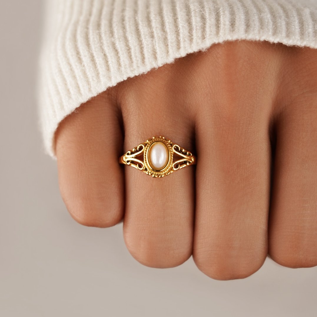 Royal - Vintage Perle Ring