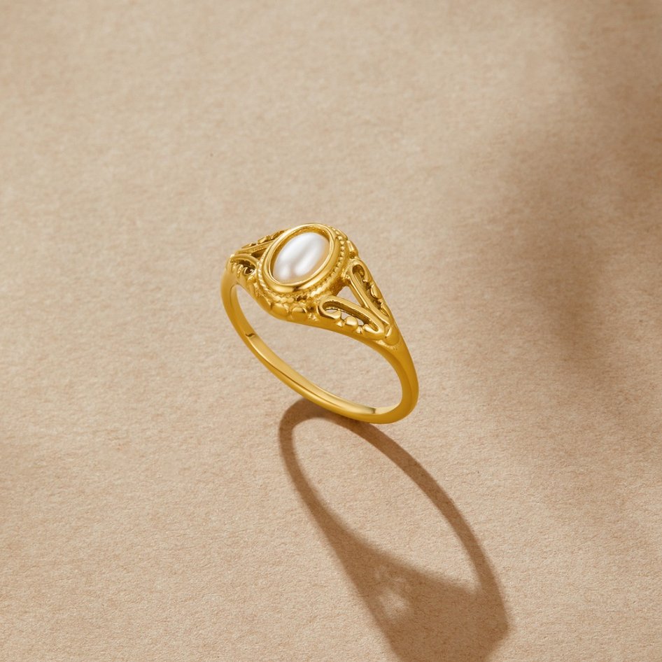 Royal - Vintage Perle Ring