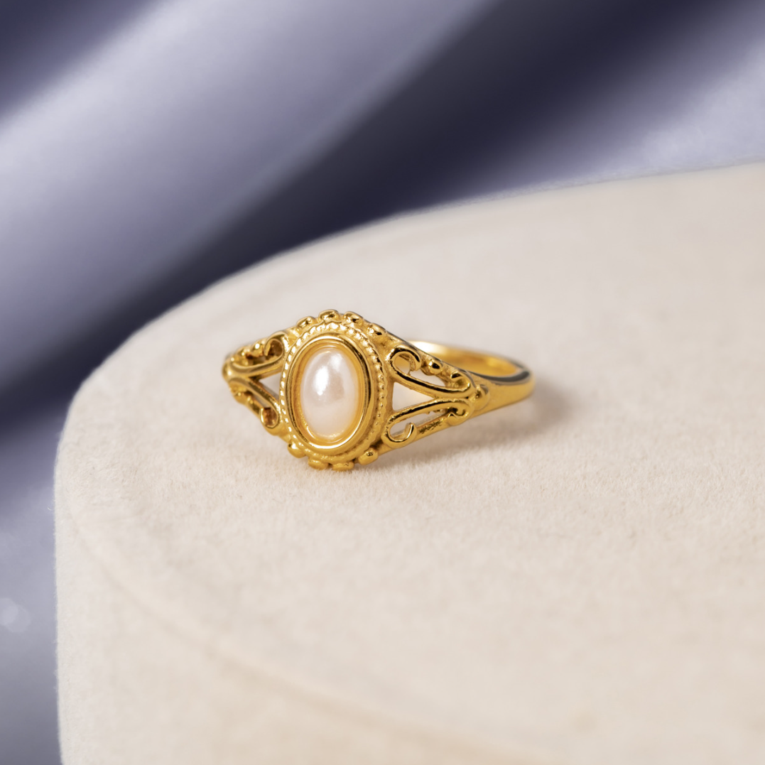 Royal - Vintage Perle Ring
